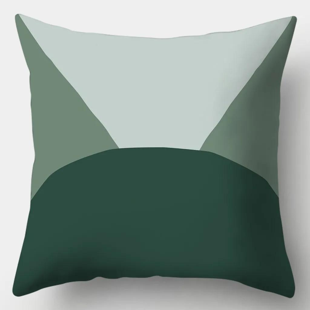 Juste De Coussin À Carreaux Vert Avocat, Taie D'oreiller Carrée, Canapé, Imprimé Végétal