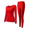 Year of the Horse Red Autumn Cotton Underwear Set for Men & Women - Thin, Warm, Middle-aged & Elderly