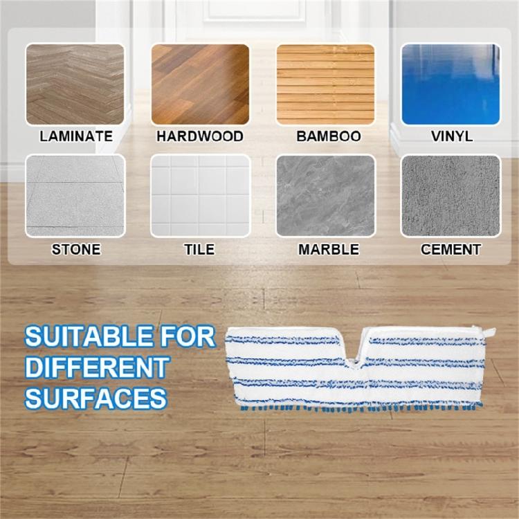Easy to Clean Flat Mop Pads 2/4PCS Replaceable Microfiber Pads