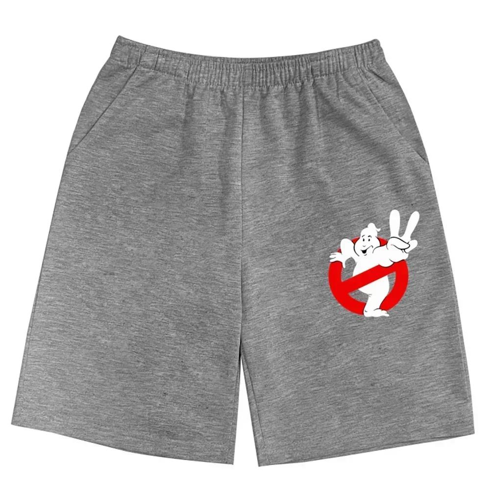 Summer Cartoon Children 100% Cotton T-shirt Fun Ghostbusters Games Print Short Sleeve Kids Tee Cute Baby Tops for Boys And Girls
