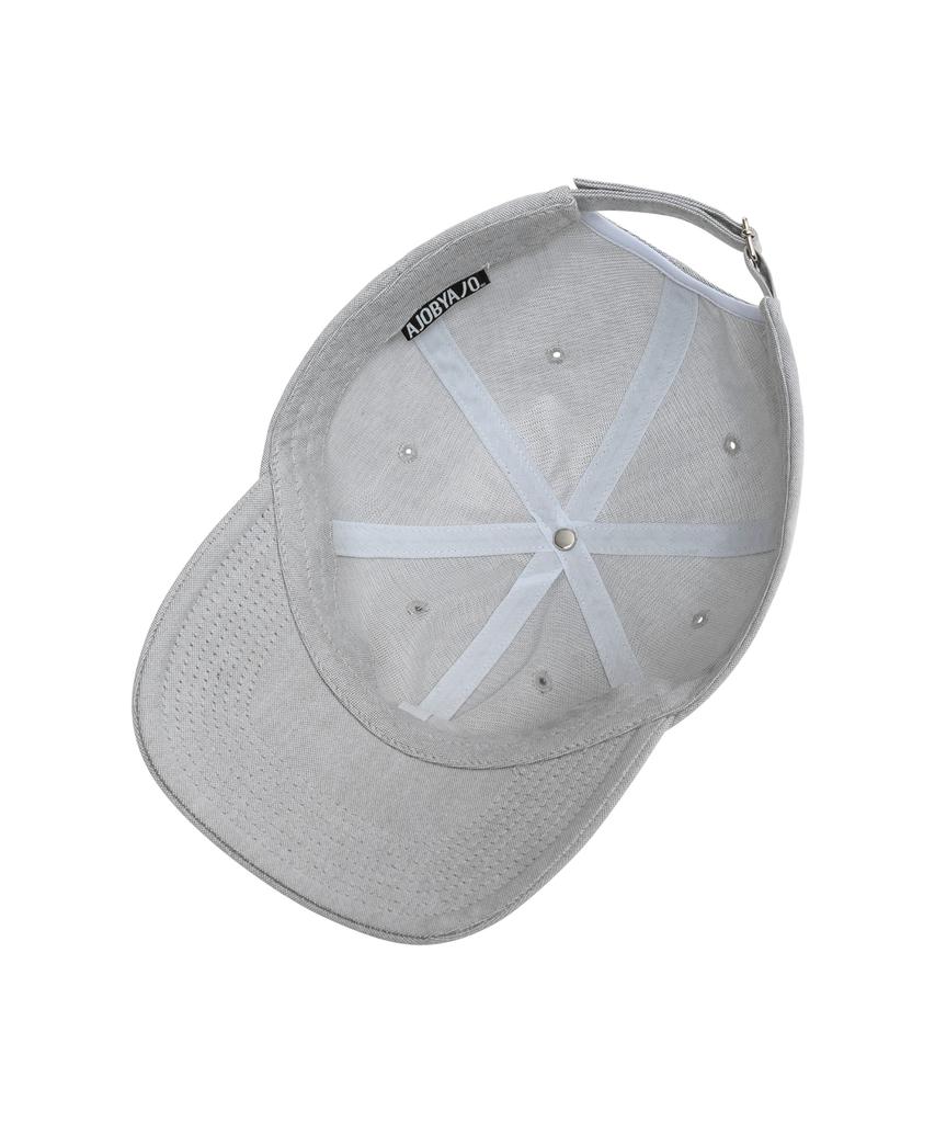 AJOBYAJO Logo Oxford Cap [Light Gray]