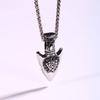 1PC Vintage Stainless Steel Myth of North Europe Viking Arrow Necklace Men Odin Compass Necklace for Men Jewelry Gift for Him