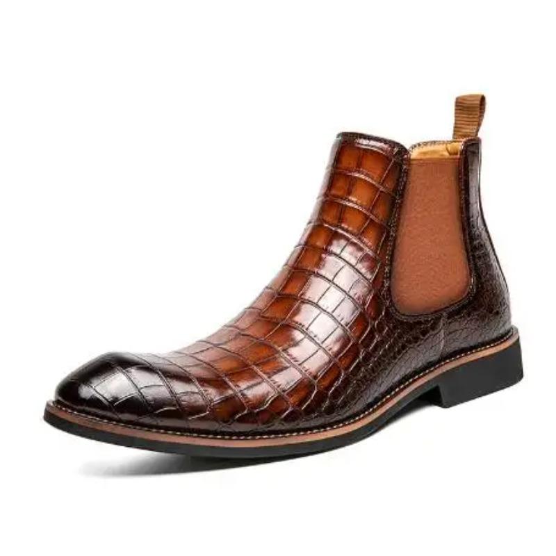 Men Winter Boots Ankle Leather Casual Comfortable Wear For Daily Use Durable Material With Good Quality 42 8170₽