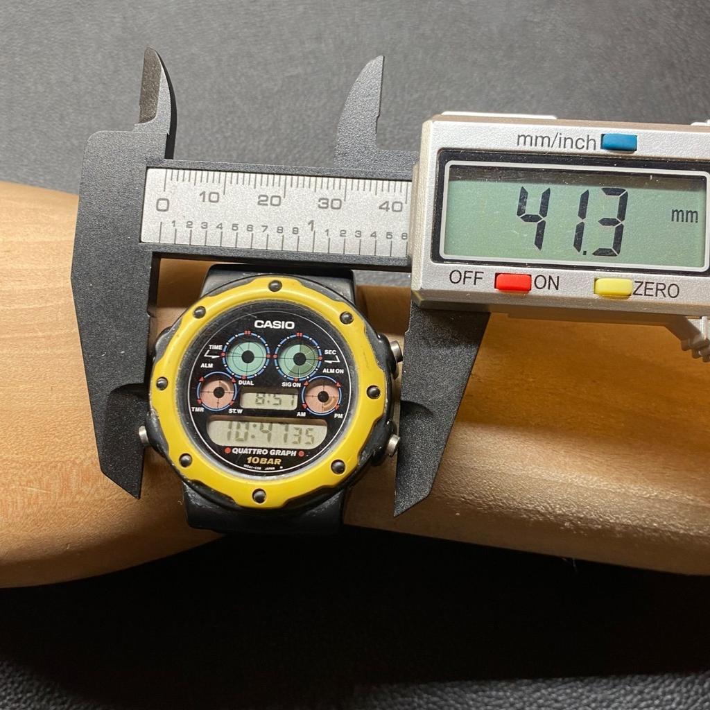 Vintage CASIO QGW-10 Digital Watch HEXA GRAPH Rare Japan FS