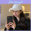 Luxurious Winter Thickened Faux Rabbit Fur Baseball Cap For Women Warm And Stylish