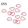 Broken Hair Fixer 50Pcs Girl Hairpins Easy to Wear Heart-Shaped Comfortable Accessory Vibrant Color Decorative Clips Clip
