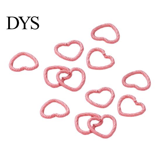 Broken Hair Fixer 50Pcs Girl Hairpins Easy to Wear Heart-Shaped Comfortable Accessory Vibrant Color Decorative Clips Clip