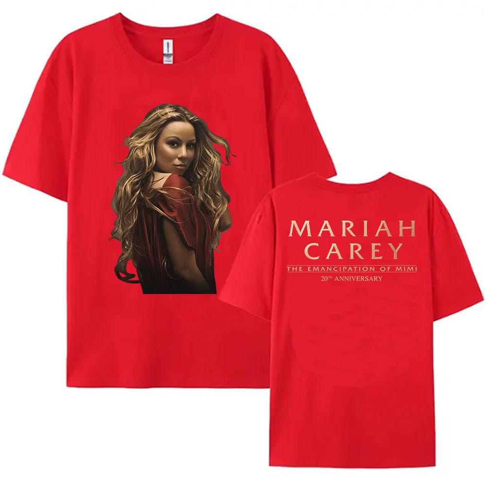 

Singer Mariah Carey Print Tshirt The EUnisexcipation of Mimi 20 Year Anniversary Tshirt Cotton Soft Short Sleeve T Shirt for Women S
