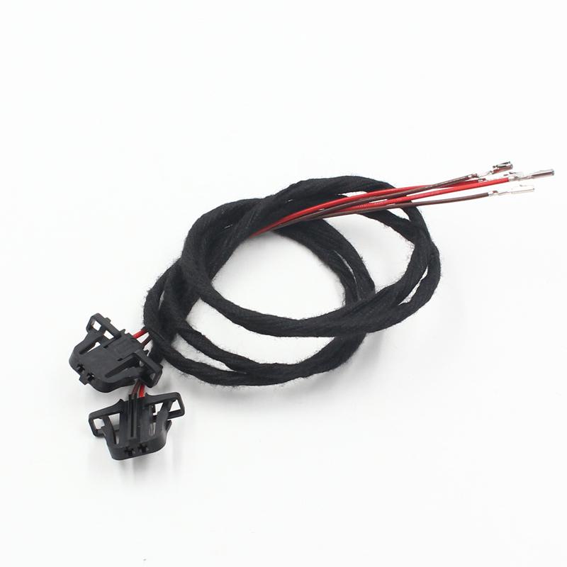 Rockeybright Led Door Warning Light Wire Harness Extension Cable for Vw Golf Jetta Tiguan Passat Sagitar Skoda Door Light Cable