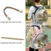 Leopard Gecko Backpack Bird Cage Parrot Carrier Travel For Lizard Guinea Pig Rabbit Frog Spiders Bearded Dragon Reptile Pet Bag