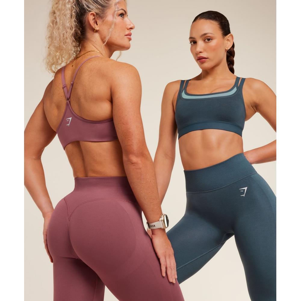 Gymshark Interval Seamless Leggings Reset Pink B6b2m Kc2j
