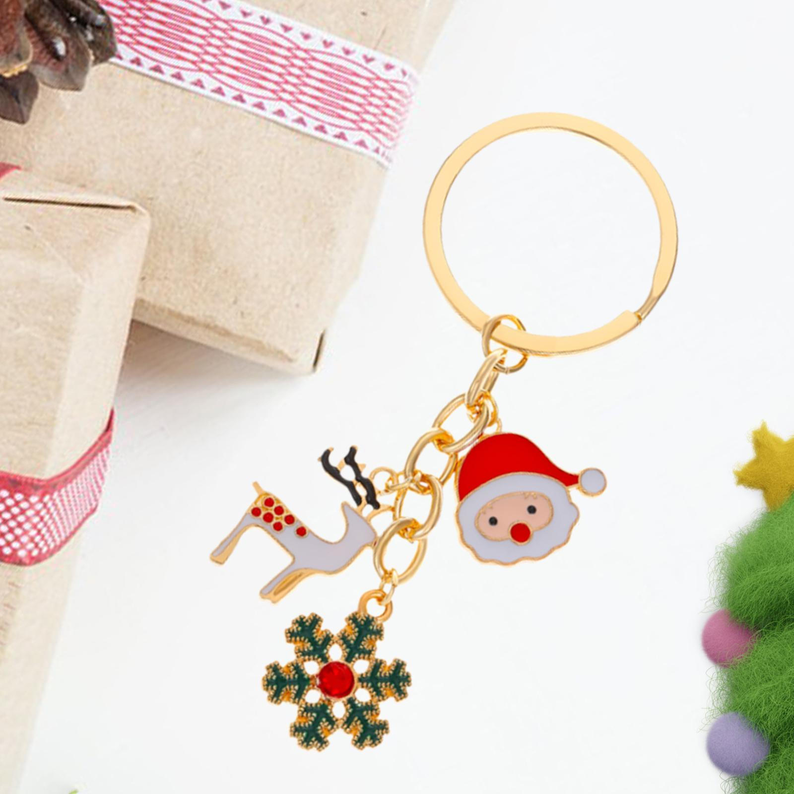 

Рождественский брелок для ключей, сумка, украшение, брелок, коллекция, автомобильный держатель, рождественский брелок, декор для Style D