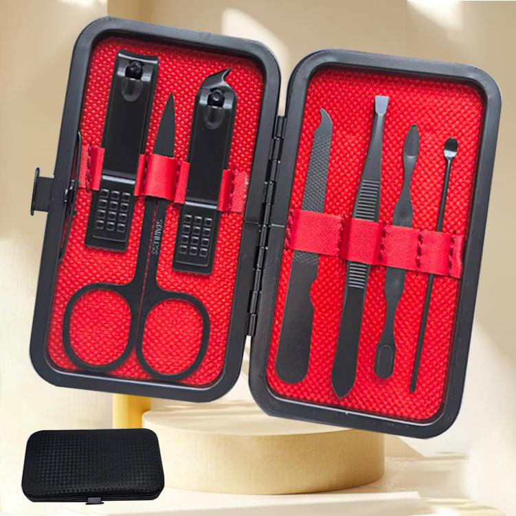 Nagelpflege-Set für Herren: Professionelles Finger- und Zehennagelknipser-Set, Nailart-Werkzeuge, Geschenkset