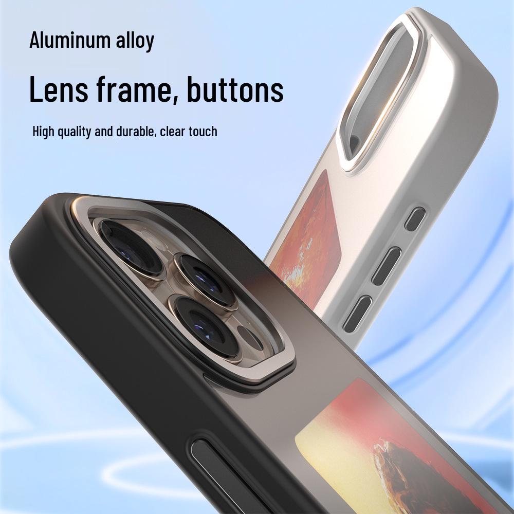 4-inch E-ink NFC Phone Case with Screen Mirroring for Apple 13-16