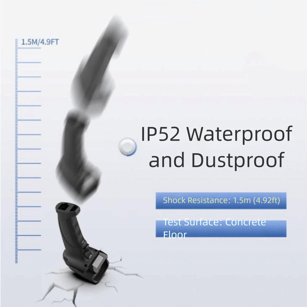 1.8Meter Data Cable 2D Barcode Scanner Omni-directional QR Bar Code Reader  Market