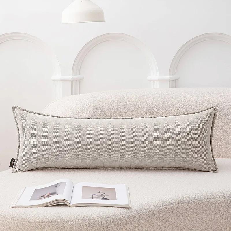 30x120cm Rectangle Throw Pillow Cover Nordic Waist Cushion Cover Home Long Body Couple Lover Pillowcase Home Decoraion