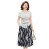 Mom's 2026 Summer Chiffon Blouse & Skirt Suit - New Style for Middle-Aged and Elderly Women's Day