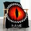 Warner (10) Customize Your Name Blanket Throw Customizable Blanket Soft & Cozy for Living Room Couch Sofa Home Decor Four Seasons Multipurpose