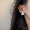PONYKISS  Silver Shell Stud Earrings for Women Geometric Fine  Minimalist Accessories