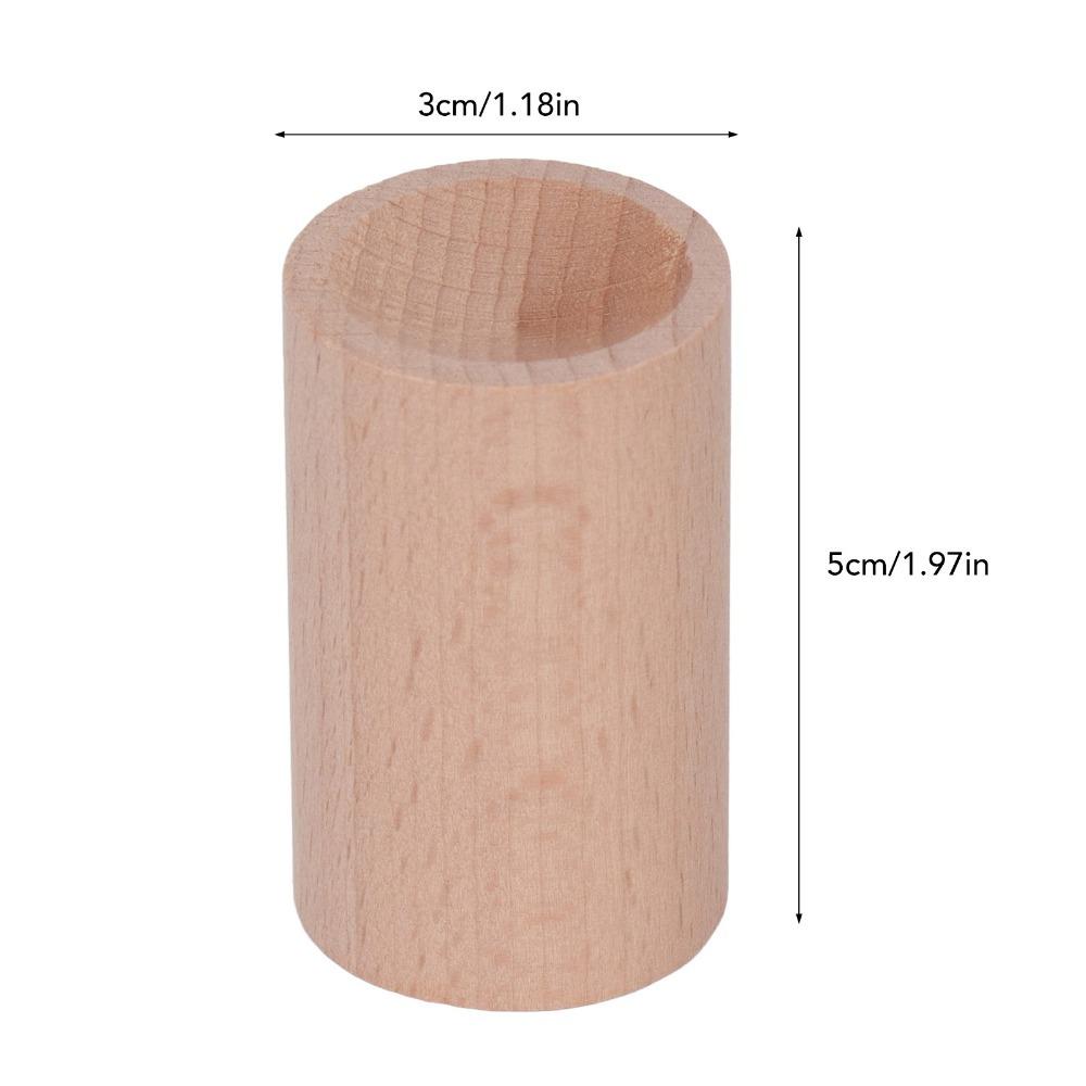 Small Beech Wood Diffuser Cylindrical Passive Diffuser Wood Aroma Diffuser Indoor Use