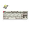 K1 Max Retro Color QMK Wireless Custom Mechanical Bluetooth Wireless and Wired LED Profile Gateron Windows Compatible Profile Gateron Mechanical
