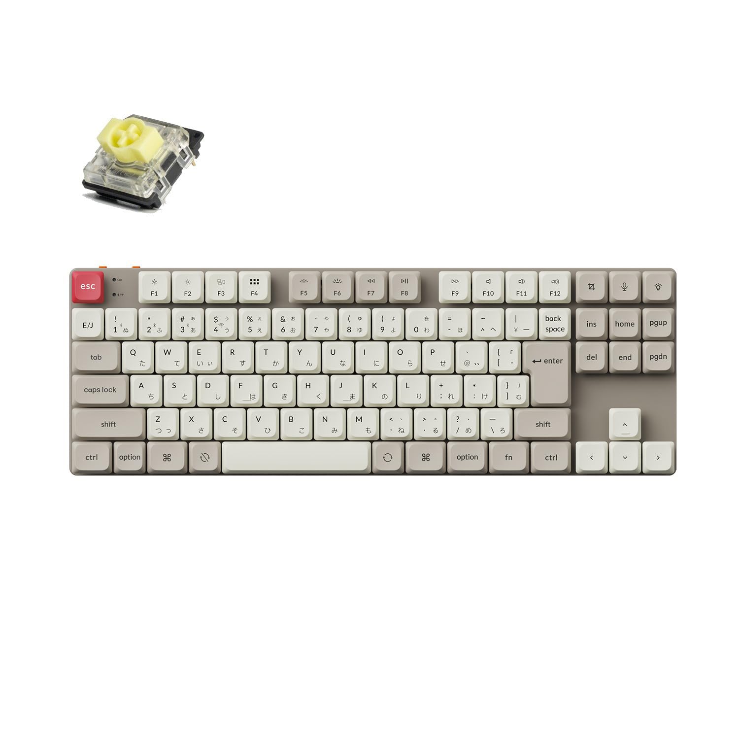 

K1 Max Retro Color QMK Wireless Custom Mechanical Bluetooth Wireless and Wired LED Profile Gateron Windows Compatible Profile Gateron Mechanical