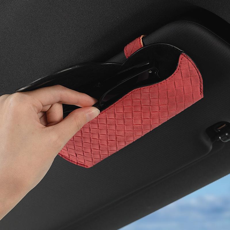 Úložný box na sluneční clonu do auta Klip na sluneční brýle Pro Alfa Romeo 156 159 147 4C 8C 166 Giulia Giulietta Mito Stelvio Spider GT Tonale