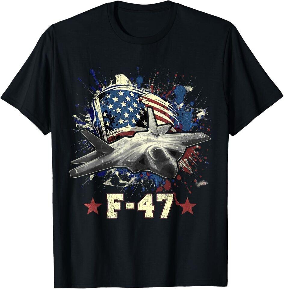 F47 Fighter Jet Trump F-47 Jet Fighter Aircraft Unisex T-Shirt XXXL