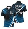 Trend 3D Golf Print Men's Fashion Name Team Name Short-sleeved Polo Shirt Casual Sports Polo Shirt