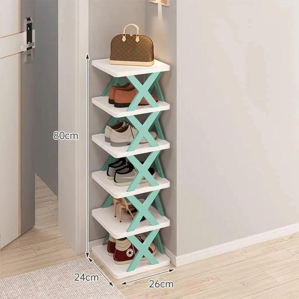 Free Standing Shoe Rack 9 Tier Narrow Entryway Vertical Space Saving Shoe Shelf Storage Organizer Cabinet For Bedroom Entrance