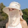 Neue UV-Schutz Sonnenhüte Sonnenschutz Nackenschutz Eimerhüte Atmungsaktives Netz Anglerhut Outdoor