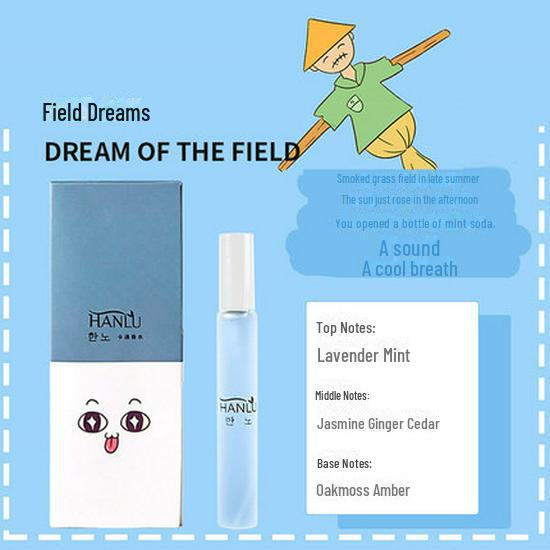 Hanlu Frosted Cartoon Pocket Perfume - Trendy Niche Fragrance Inspired by Internet Celebrities.