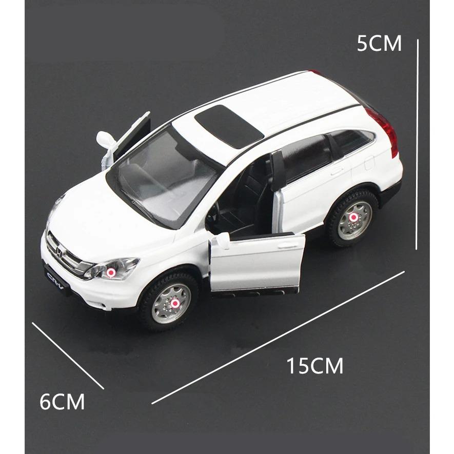 1/32 HONDA CRV SUV Alloy Car Model Diecast Metal Toy Vehicles Car Model Simulation Sound and Light Collection Childrens Toy Gift