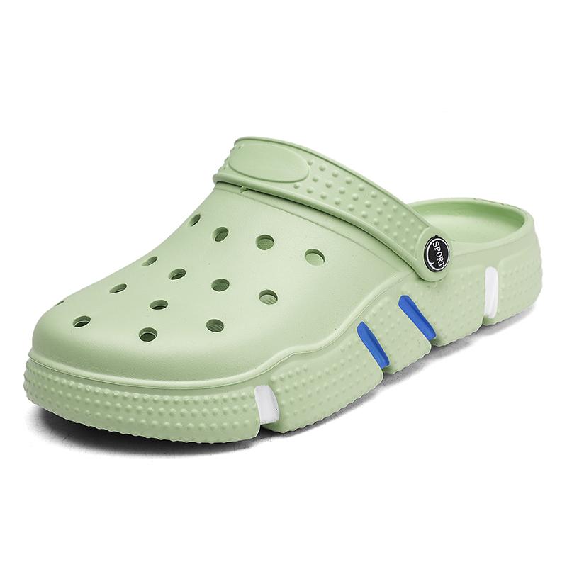 Mens Rubber Sandals Clogs Men Soft Breathable Beach Garden Shoes Summer Casual Zuecos Hombre Cholas Man Plus Big Size 49 50
