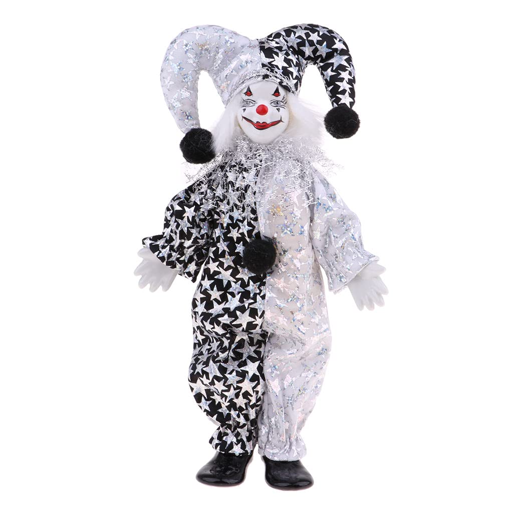 

Maxyoung 9 Porcelain Clown Doll Popular Toy Gift