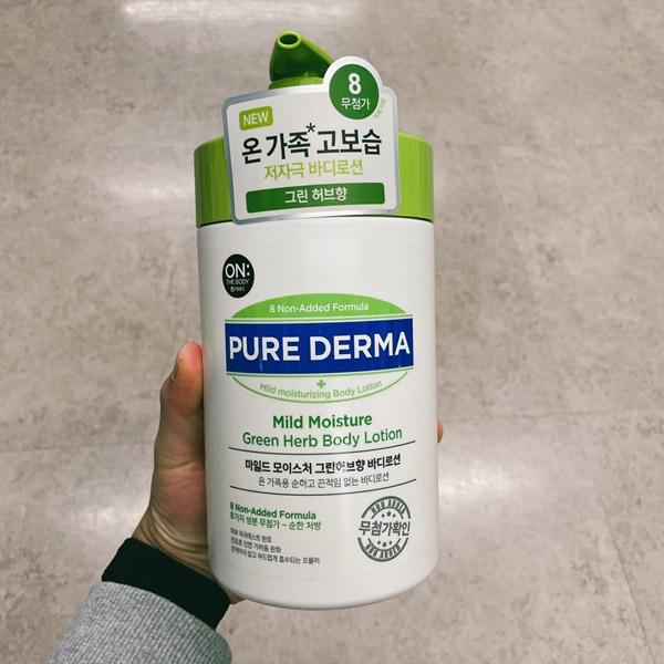 

ONTHEBODY Pure Derma Green Herb Body Lotion 1000ml korea beauty cosmetic