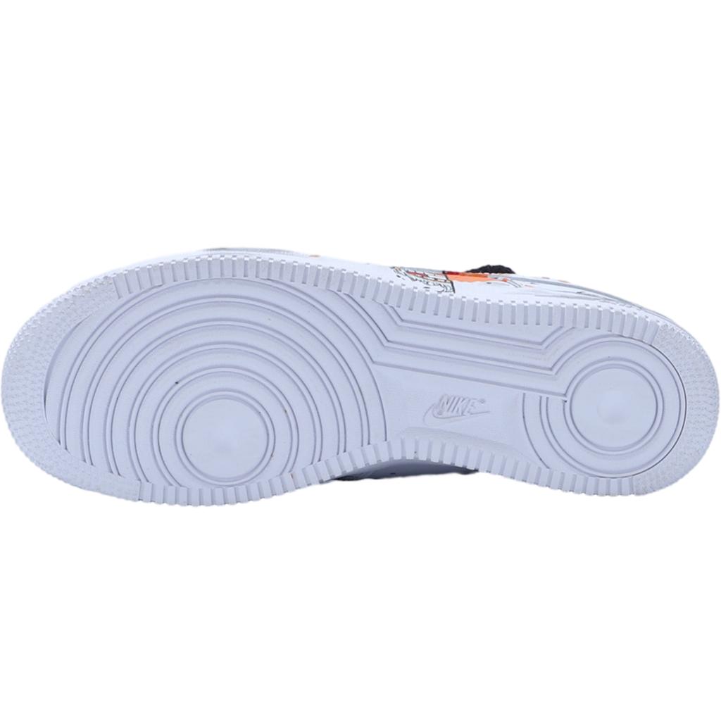 Nike Scarpe da Skateboard Air Force 1 Basse da Uomo Bianche CW2288-111(Team130-VAM)