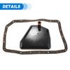 UXCELL 6HP26 6HP32 6R60 Automatic Transmission Filter CVT Oil Cooler Filter Oil Pan Gasket Kit for Ford Explorer 2006-2007
