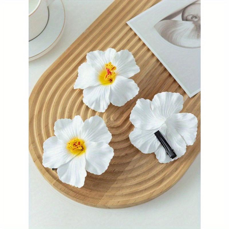 1/3PCS Multicolored Women Big Chiffon Orchid Flower Bohemian Flowers Hair Clip For Bridal Wedding Accessory Hair Pins Hair Barrette Accessories
