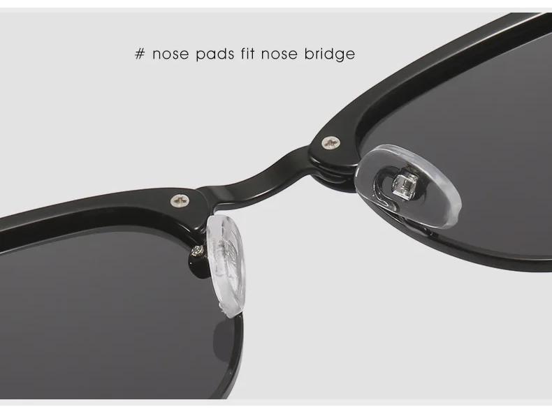 Polarized Metal & Plastic Sunglasses, UV Protection for Men & Women