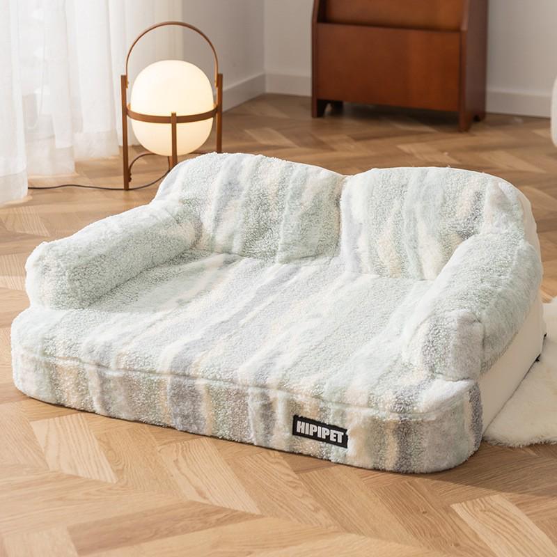 Cross-Border Dog Bed: Cozy Autumn/Winter Nest for Small Dogs & Cats