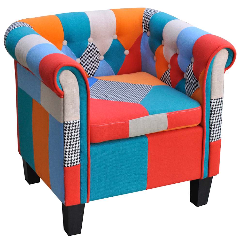 Vidaxl Poltrona Patchwork