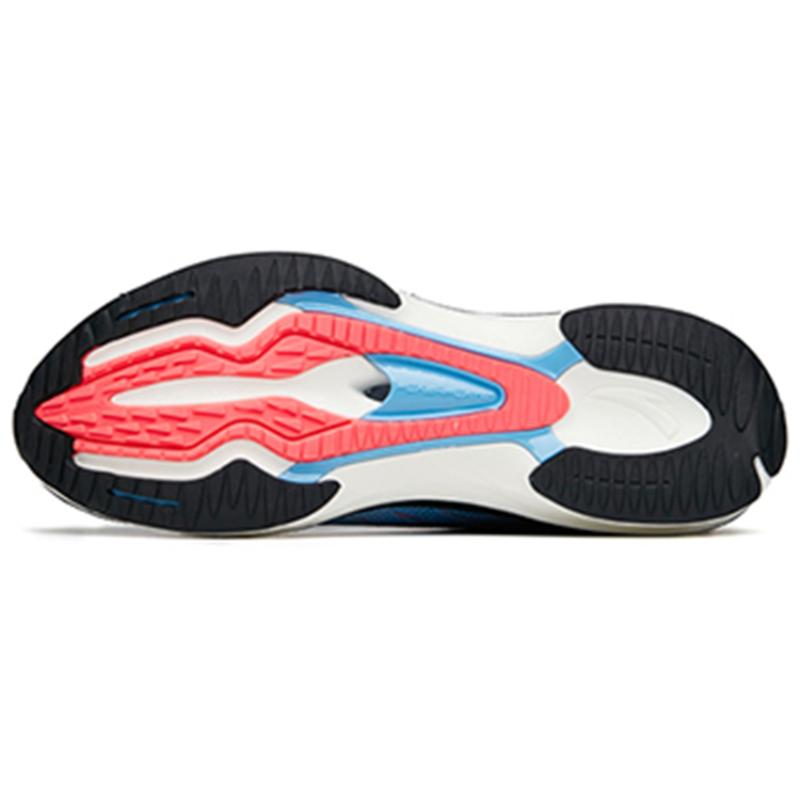 Anta MACH Mach 1.0 Cushioning Anti-Slip And Wear-Resistant Low-Top Running Shoes Men's White Blue Black Sneakers