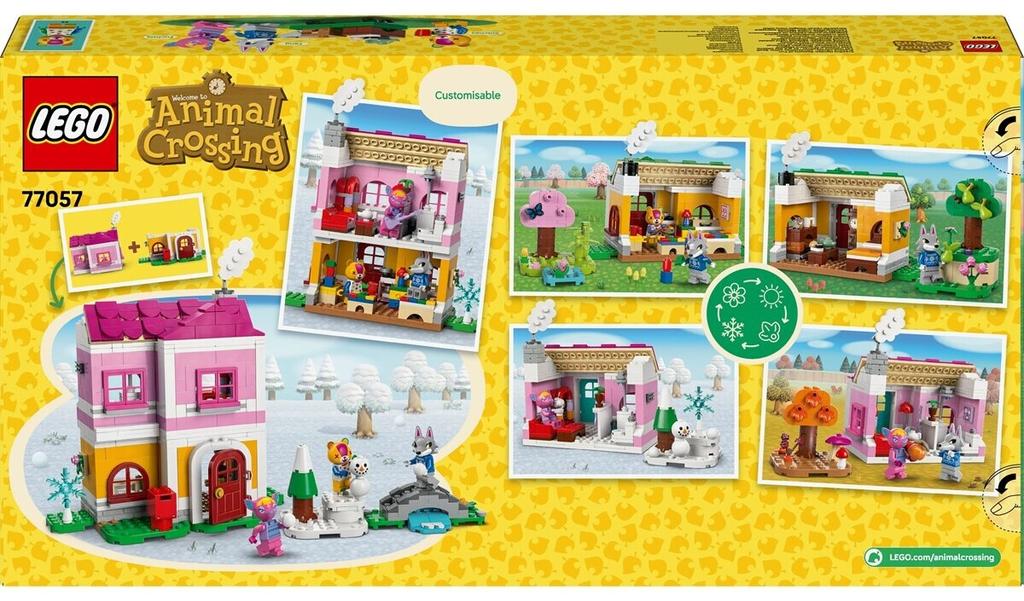 LEGO Constructor House, Animal Crossing Set – Creative Houses: Seasons of Fun (77057)