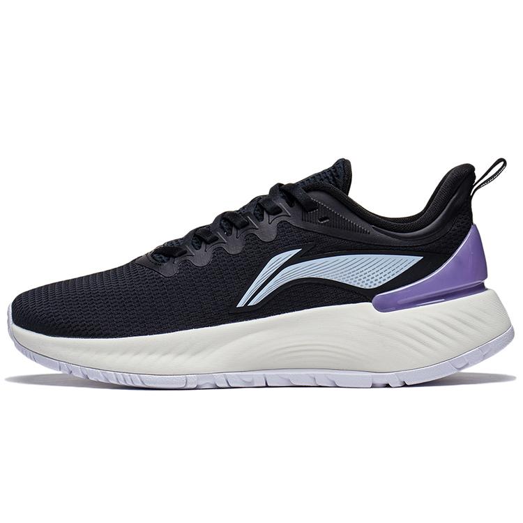 New LiNing YueYing Element Anti Slip Wear Resistant Low Top Running Shoes Women's Black ARHT006-10