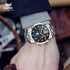 OPK Brand Steel Belt Dual Calendar Men's Quartz Watch 8142