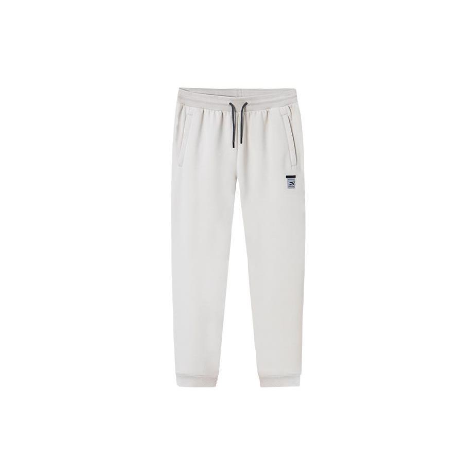 Anta Variety Training Collection Knitted Sweatpants Men's Wheat Grain Gray 152417316-1