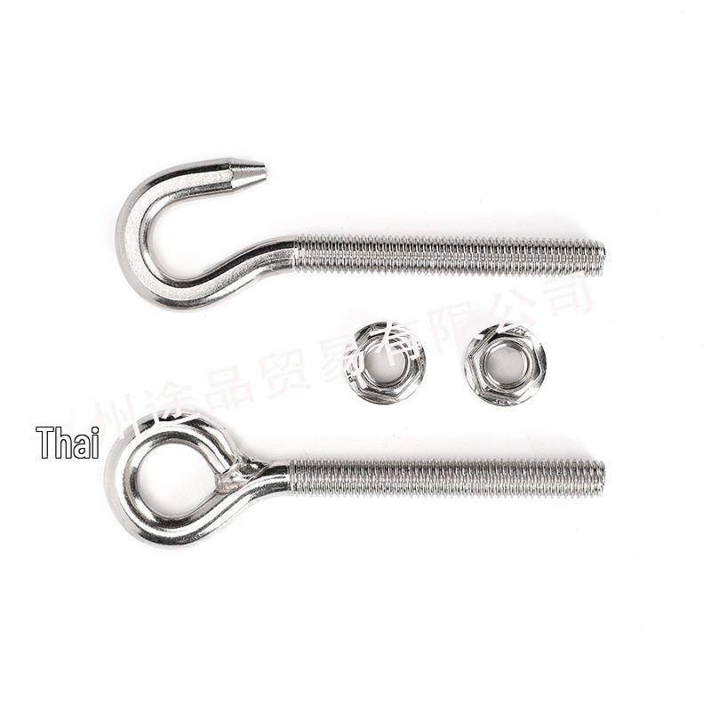 304 Stainless Steel Ring Eye Bolt Screw with Nut