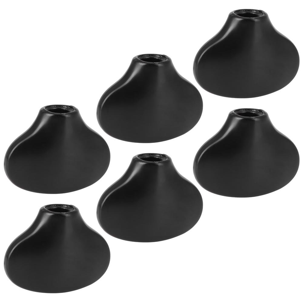 Tuning Peg Cap Ukulele Tuning Knob Handle Small Fish Tail Shape Guitar Shaft BuckleBlack