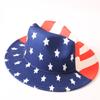 Cappello a Cilindro Popolare con Bandiera Americana Cappello da Cowboy Western Cappello Decorativo per Festa del Giorno dell'Indipendenza Cappello Jazz